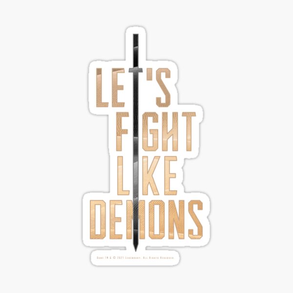 Item preview, Dune - Let's Fight Like Demons (Light) - designed and sold by Printerially.