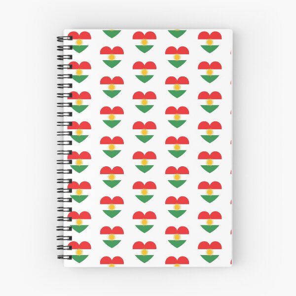 Item preview, Bandera del Kurdistán en el corazón designed and sold by Kurdish T-shirt.