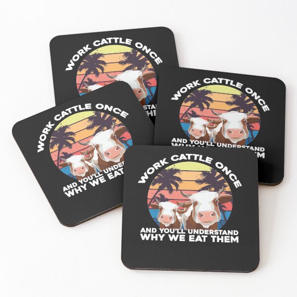Item preview, Work Cattle Once And You'll Understand Why We Eat Them-Cows Farmer quote Vintage designed and sold by Ilyas912.