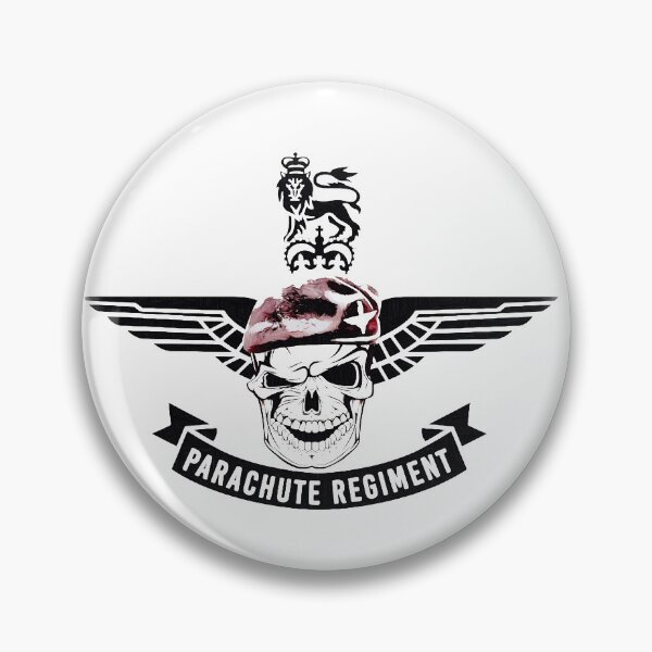 Item preview, Parachute Regiment skull design designed and sold by PinnockDesigns.
