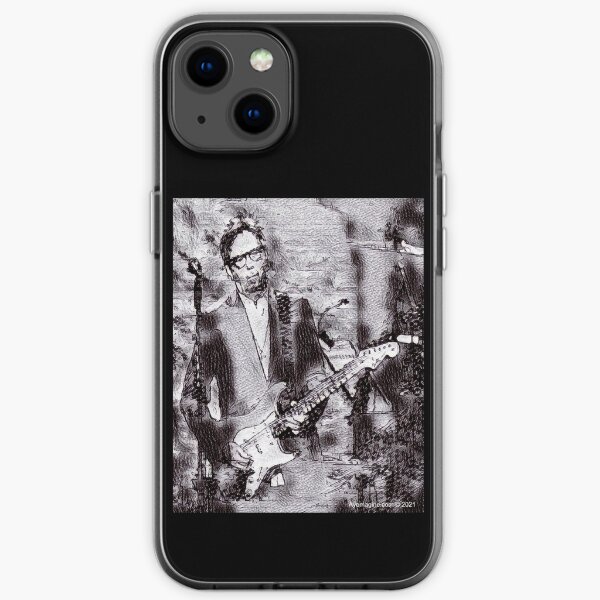 Clapton Charcoal Sketch iPhone Soft Case