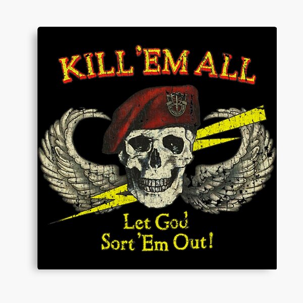 Kill Em all Red Font | Sticker