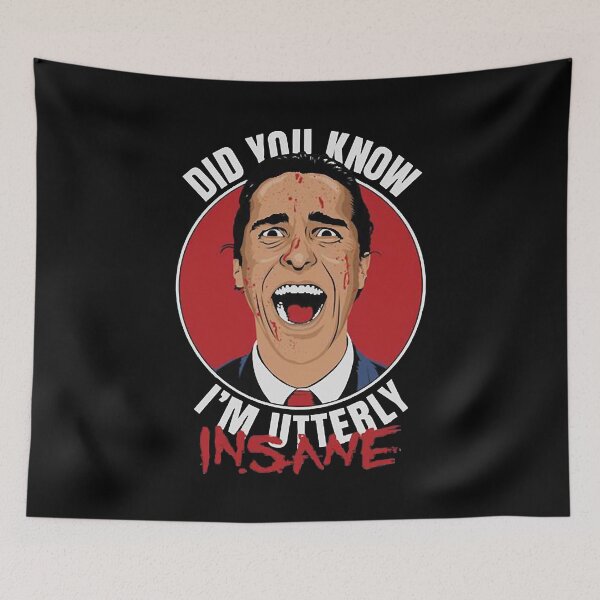 Item preview, Design Hidden Mystery Behind American Psycho Retro Style designed and sold by Garland Hancock.