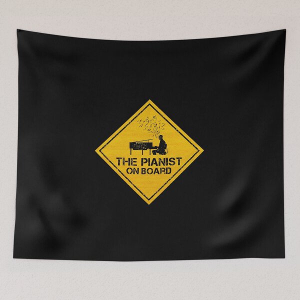 Item preview, Pianist On Board - Stickers for Cars designed and sold by CAUTION SHOP.