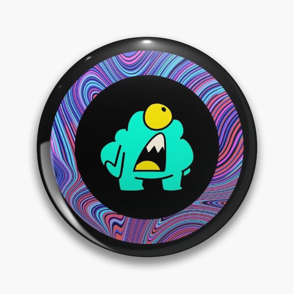 Item preview, Cartoon Aqua Monster - Black Edition designed and sold by Megan-Alice.