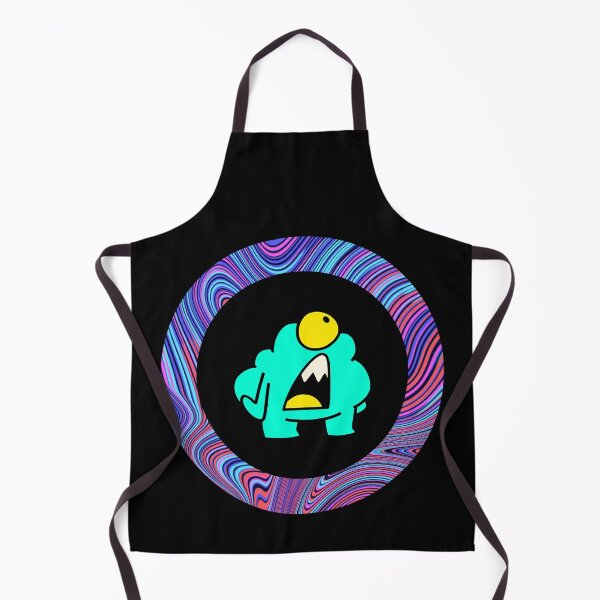 Item preview, Cartoon Aqua Monster - Black Edition designed and sold by Megan-Alice.