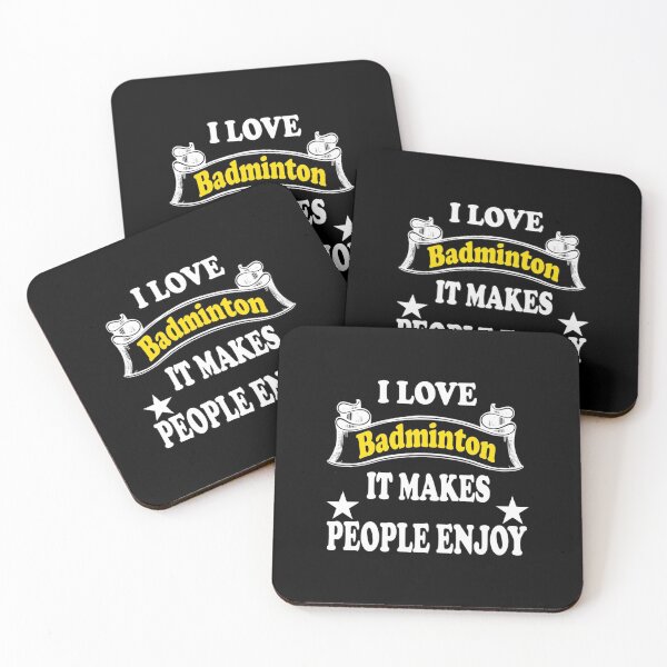 Item preview,   I love badminton It makes people enjoy | Perfect Gift|Badminton gift designed and sold by janusisu.