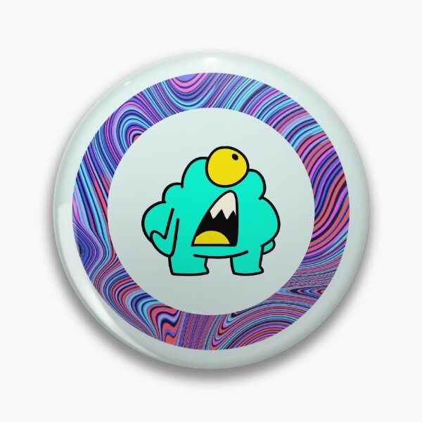 Item preview, Cartoon Aqua Monster - Light Edition designed and sold by Megan-Alice.