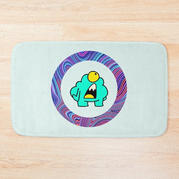Item preview, Cartoon Aqua Monster - Light Edition designed and sold by Megan-Alice.