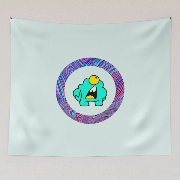 Item preview, Cartoon Aqua Monster - Light Edition designed and sold by Megan-Alice.