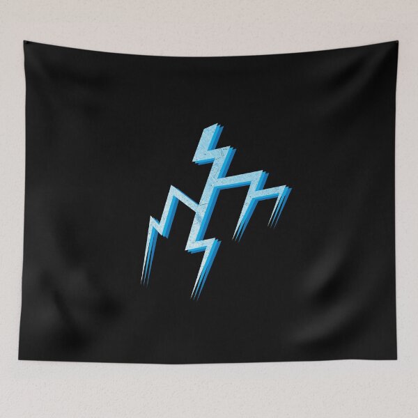 Item preview, teal lightning bolt blue designed and sold by israrv8kmsr.