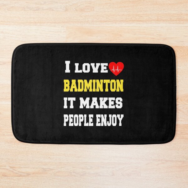 Item preview, I love badminton It makes people enjoy | Perfect Gift|Badminton gift designed and sold by janusisu.