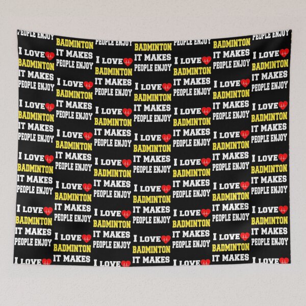Item preview, I love badminton It makes people enjoy | Perfect Gift|Badminton gift designed and sold by janusisu.