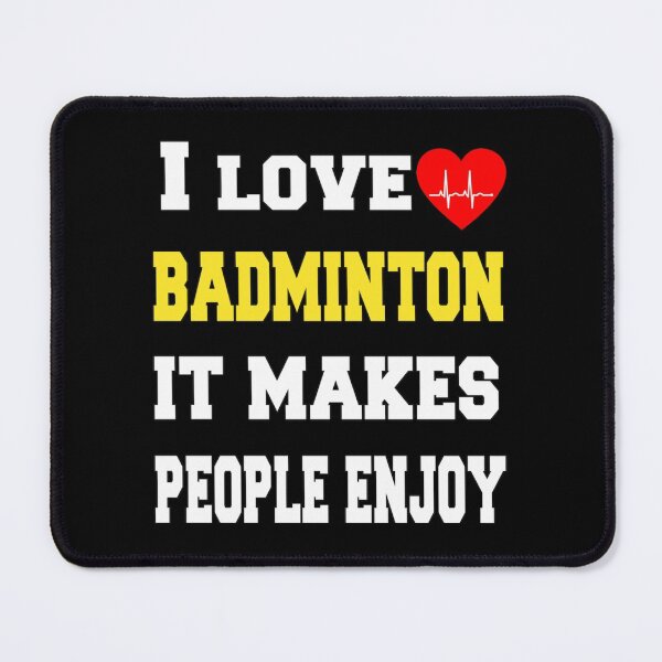 Item preview, I love badminton It makes people enjoy | Perfect Gift|Badminton gift designed and sold by janusisu.