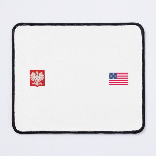 Item preview, Poland, Polish National Emblem, Polish Flag, Flag Of Poland, USA Flag (2021-3-POL-4) designed and sold by NY-Prints-USA.