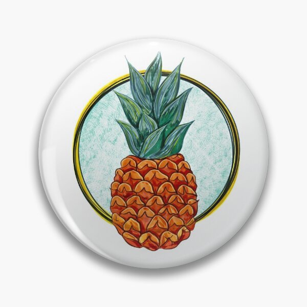 Item preview, Vintage Watercolor Pineapple ?  designed and sold by backyrdfrontier.