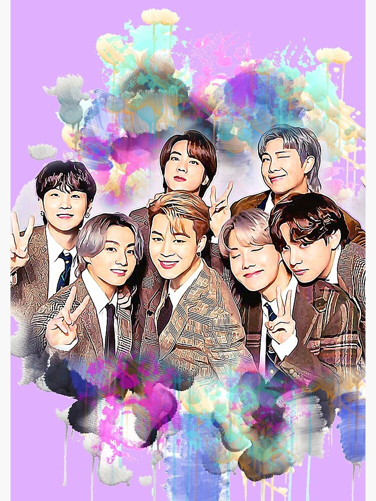 レアBTS グループ写真 巾着袋 防弾少年団(BTS) - 新品 BTS Island in the SEOM 巾着袋 布ポーチ