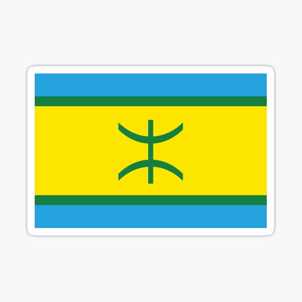 Drapeau Vintage Kabyle Sticker