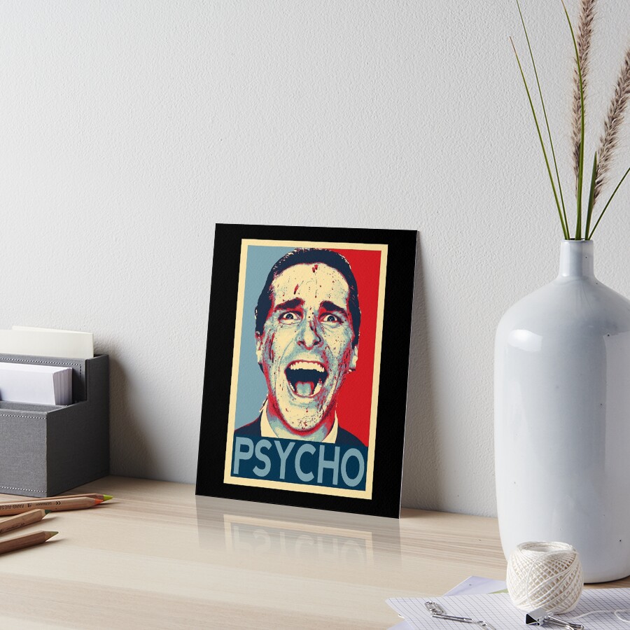 "Design Patrick Bateman Who Loves American Psycho Video 80s" Art Board
