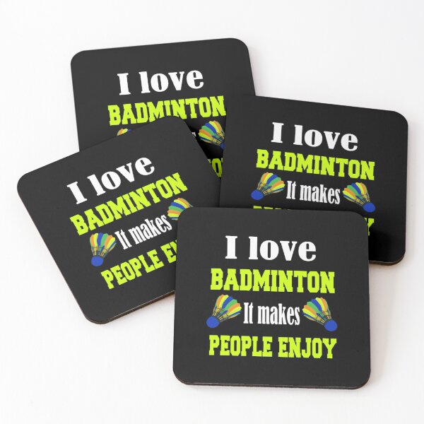 Item preview,  I love badminton It makes people enjoy | Perfect Gift|Badminton gift designed and sold by janusisu.