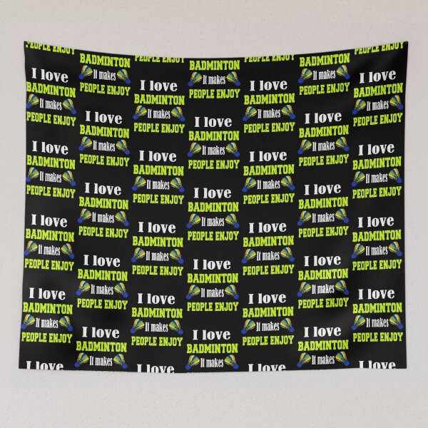 Item preview,  I love badminton It makes people enjoy | Perfect Gift|Badminton gift designed and sold by janusisu.