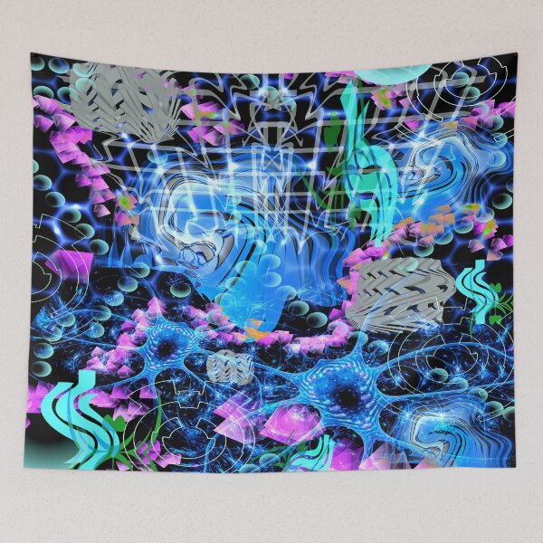 Item preview, Psychedelic Spacescape designed and sold by Discordant Dreams Art.