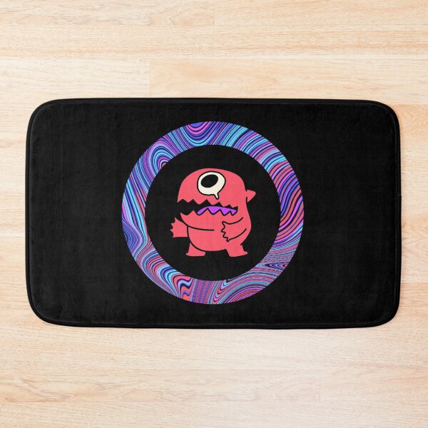 Item preview, Cartoon Raspberry Pink Monster - Black Edition designed and sold by Megan-Alice.