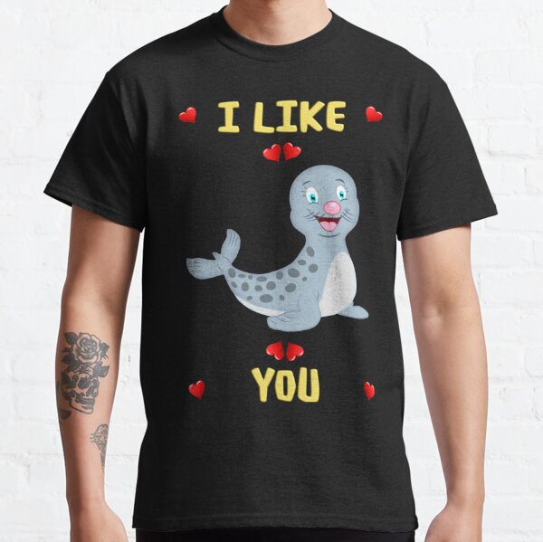 Baby Robbe (Heuler) findet: I like you Classic T-Shirt