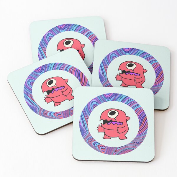 Item preview, Copy of Cartoon Raspberry Pink Monster - Light Edition designed and sold by Megan-Alice.