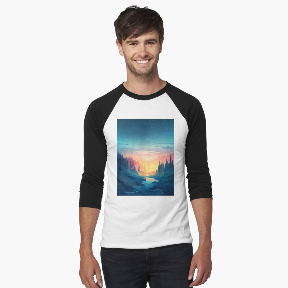 Artikel-Vorschau von Baseballshirt mit 3/4-Arm, designt und verkauft von Ngea.