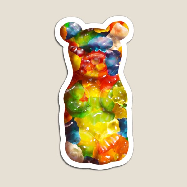 Rainbow Gummy Bear Magnet