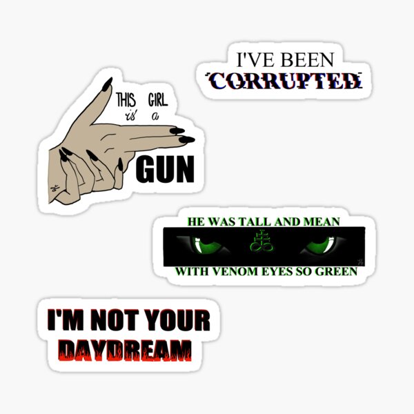 Halsey IICHLIWP sticker pack 2 Sticker