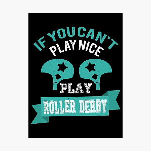 Item preview, Funny Roller Derby play nice gift| Perfect Gift designed and sold by charlotteri.