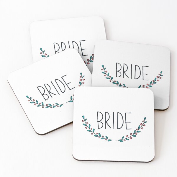 Item preview, Bride with florals for winter wedding  designed and sold by JokeGysen.