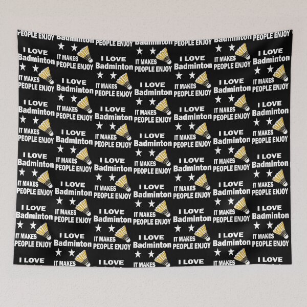 Item preview, I love badminton It makes people enjoy | Perfect Gift|Badminton gift designed and sold by janusisu.