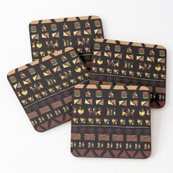 Item preview, African Tribe dancing with drums designed and sold by Ruba-Mo.
