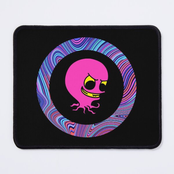 Item preview, Cartoon Pink Octopus Monster - Black Edition designed and sold by Megan-Alice.