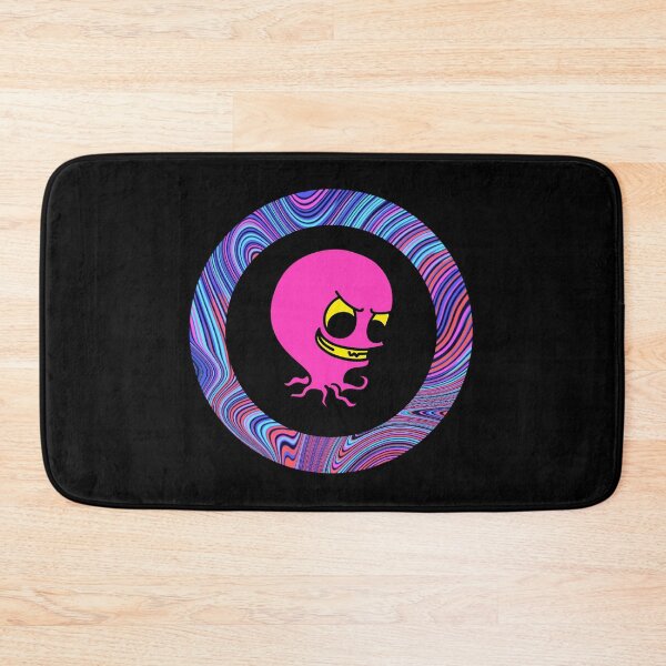 Item preview, Cartoon Pink Octopus Monster - Black Edition designed and sold by Megan-Alice.
