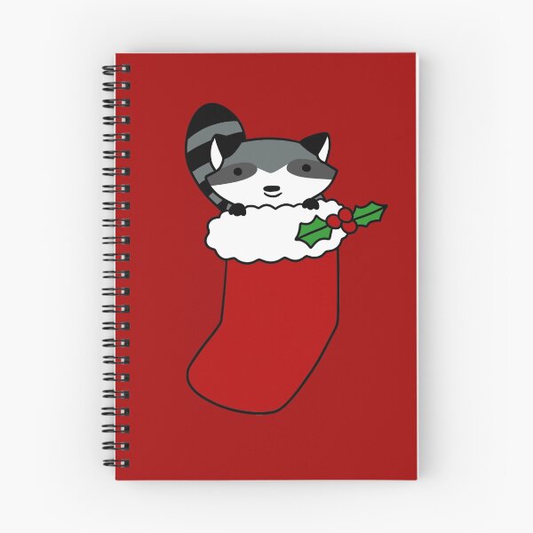 Item preview, Christmas Stocking Raccoon designed and sold by SaradaBoru.