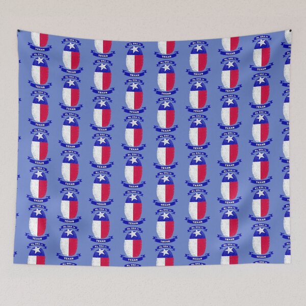 Item preview, My DNA is Texan Flag Fingerprint designed and sold by MadMando.