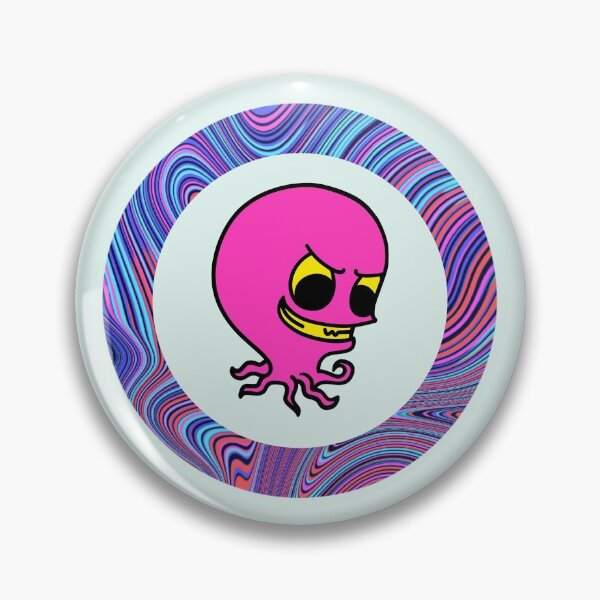 Item preview, Cartoon Pink Octopus Monster - Light Edition designed and sold by Megan-Alice.