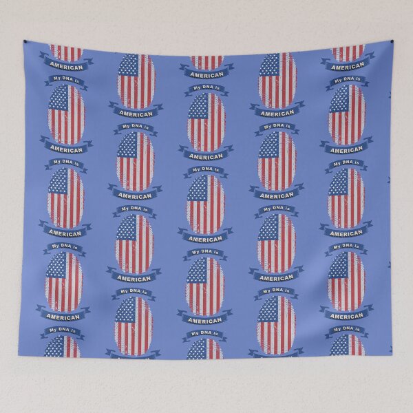 Item preview, My DNA is American Flag Fingerprint designed and sold by MadMando.