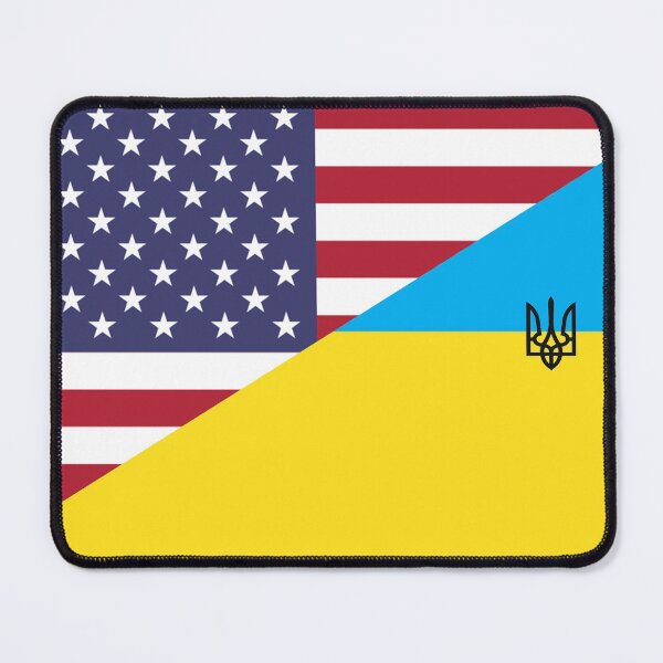 Item preview, Ukraine, Ukrainian Flag, Flag Of Ukraine, Coat of arms of Ukraine, Trident, Tryzub (2021-3-UKR-15) designed and sold by NY-Prints-USA.