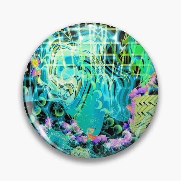 Item preview, Psychedelic Spacescape (Alien Fairy Dream) designed and sold by Natfigcreates.