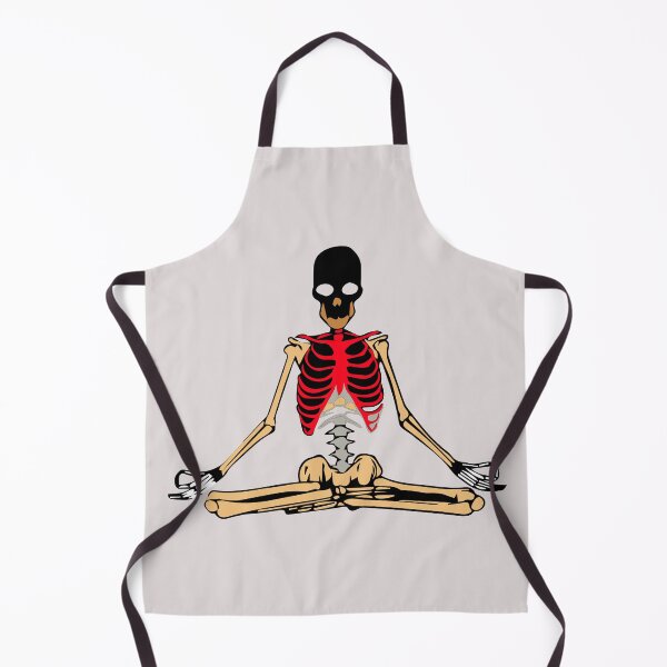 Item preview, Yoga Meditating Skeleton designed and sold by EMRASDesigns.