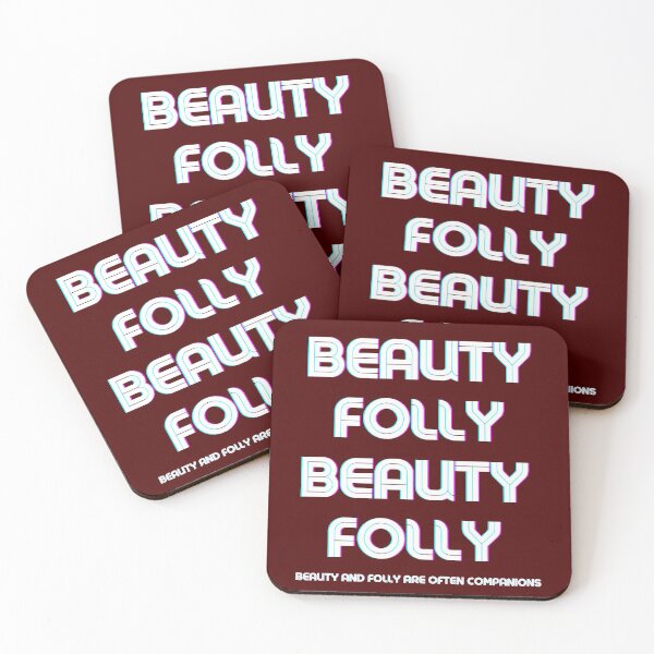 Item preview, Beauty and folly are often companions-Beauty quotes designed and sold by Red-ElYoubi.