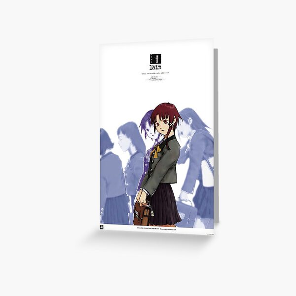 Serial Experiments Lain Greeting Cards Redbubble