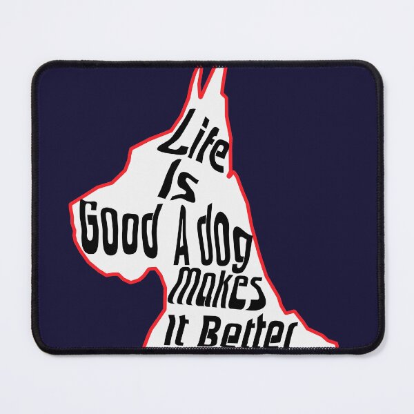 Item preview, Life Is Good A dog Makes It Better designed and sold by Gallery92.