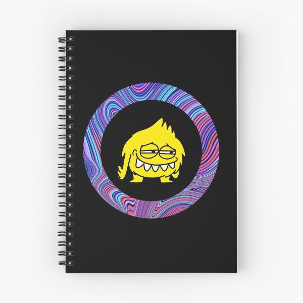 Item preview, Cartoon Yellow Monster - Black Edition designed and sold by Megan-Alice.