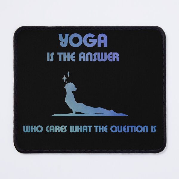 Item preview, Yoga is the answer designed and sold by LuciaS.